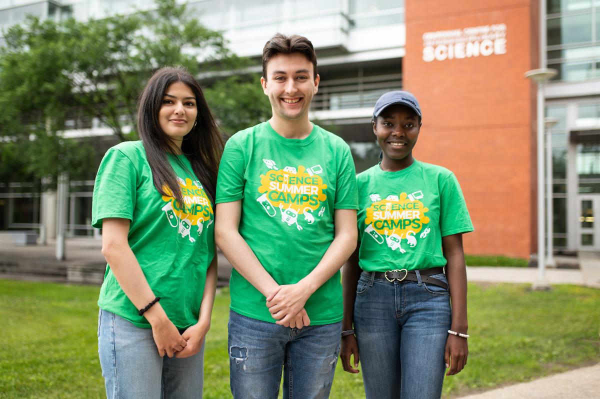 Hoping to instill the same love of science he learned as a camper, Reece Antler takes on a leadership role at Science Summer Camps.