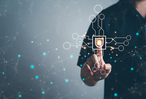 stock image of data